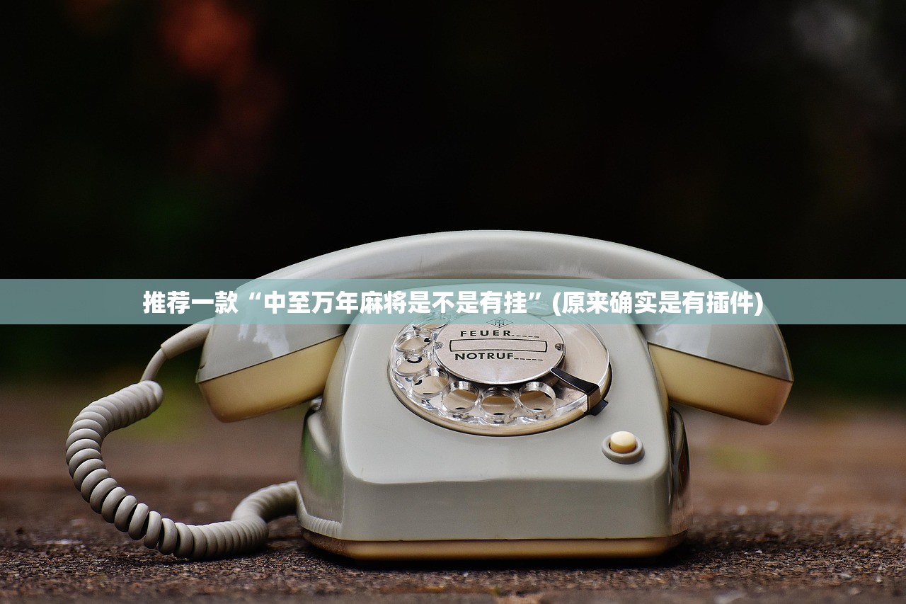 推荐一款“中至万年麻将是不是有挂”(原来确实是有插件)